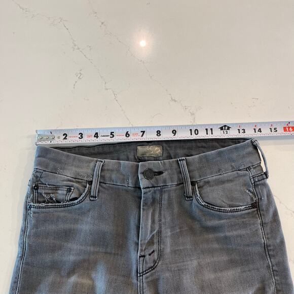Mother Looker Ankle Fray Jeans in Last‎ Chance Saloon Size 27 - Picture 13 of 15